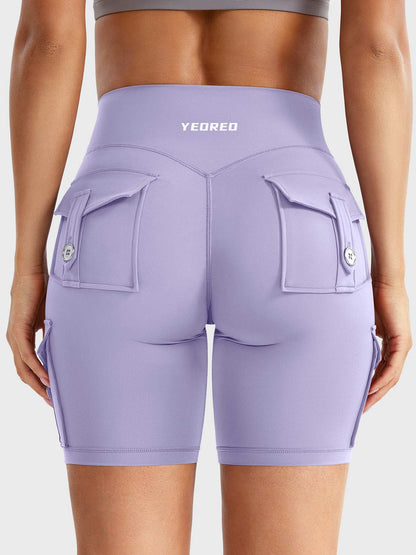 Short Movaelle CoreFlex cargo fruncido oculto