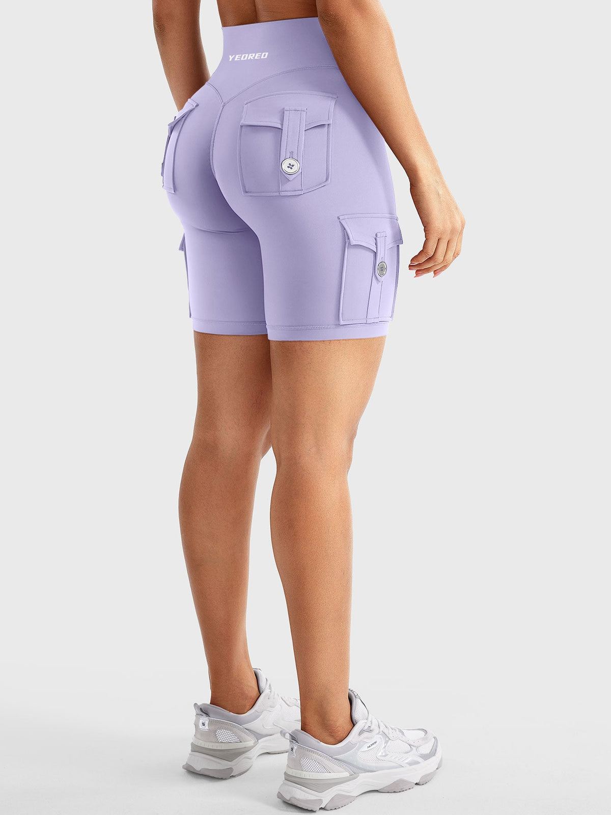 Short Movaelle CoreFlex cargo fruncido oculto