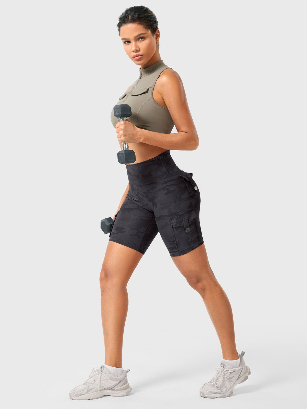 Short Movaelle CoreFlex camuflaje