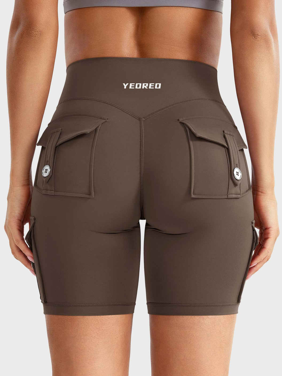 Short Movaelle CoreFlex cargo fruncido oculto