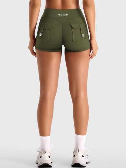 Short Movaelle CoreFlex cargo cintura baja