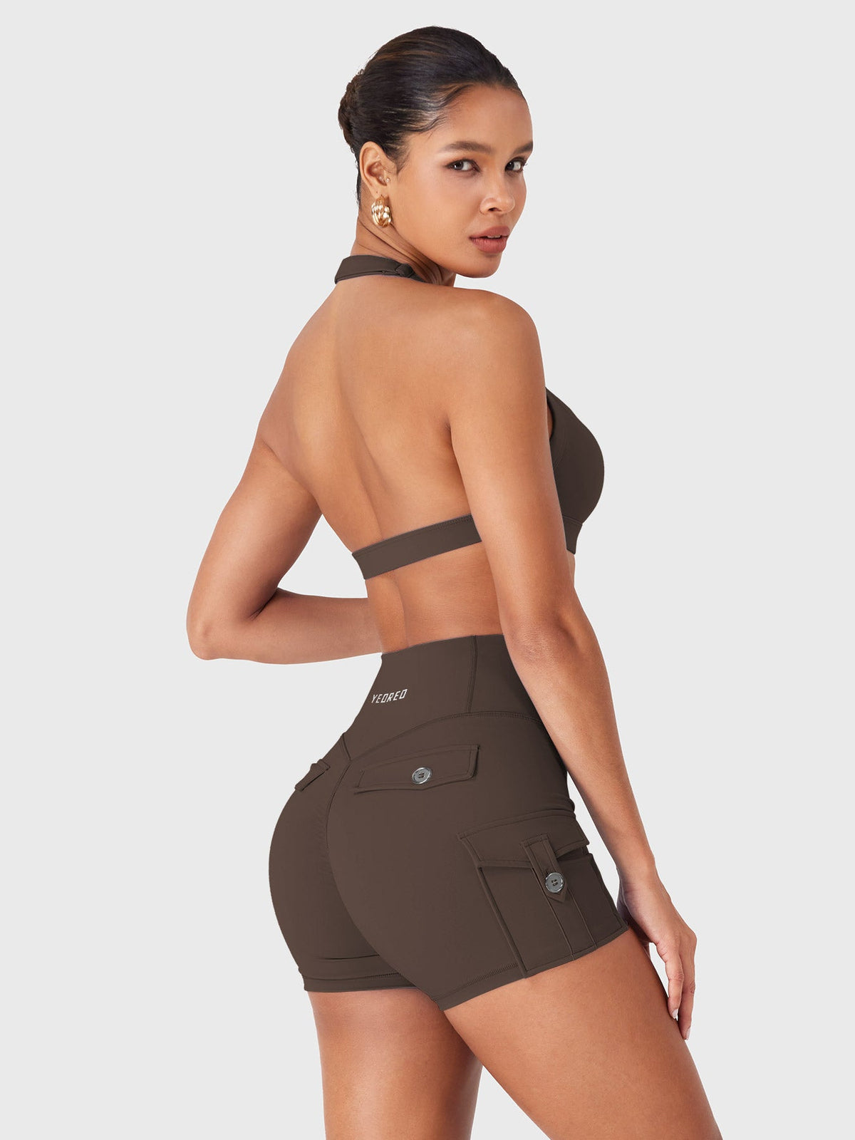 Short Movaelle CoreFlex cycliste taille haute 3,6"