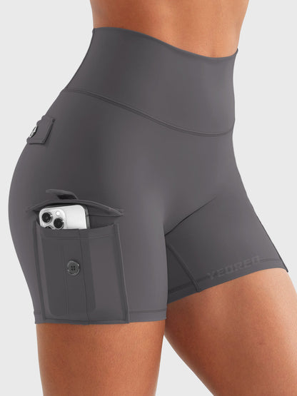Short Movaelle CoreFlex cycliste taille haute 4,5"