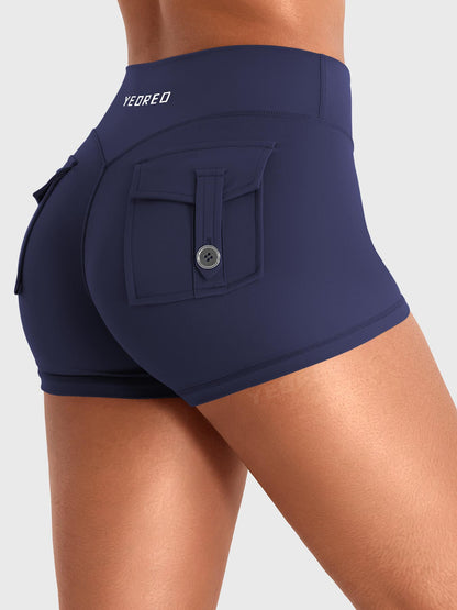 Short Movaelle CoreFlex cargo cintura baja