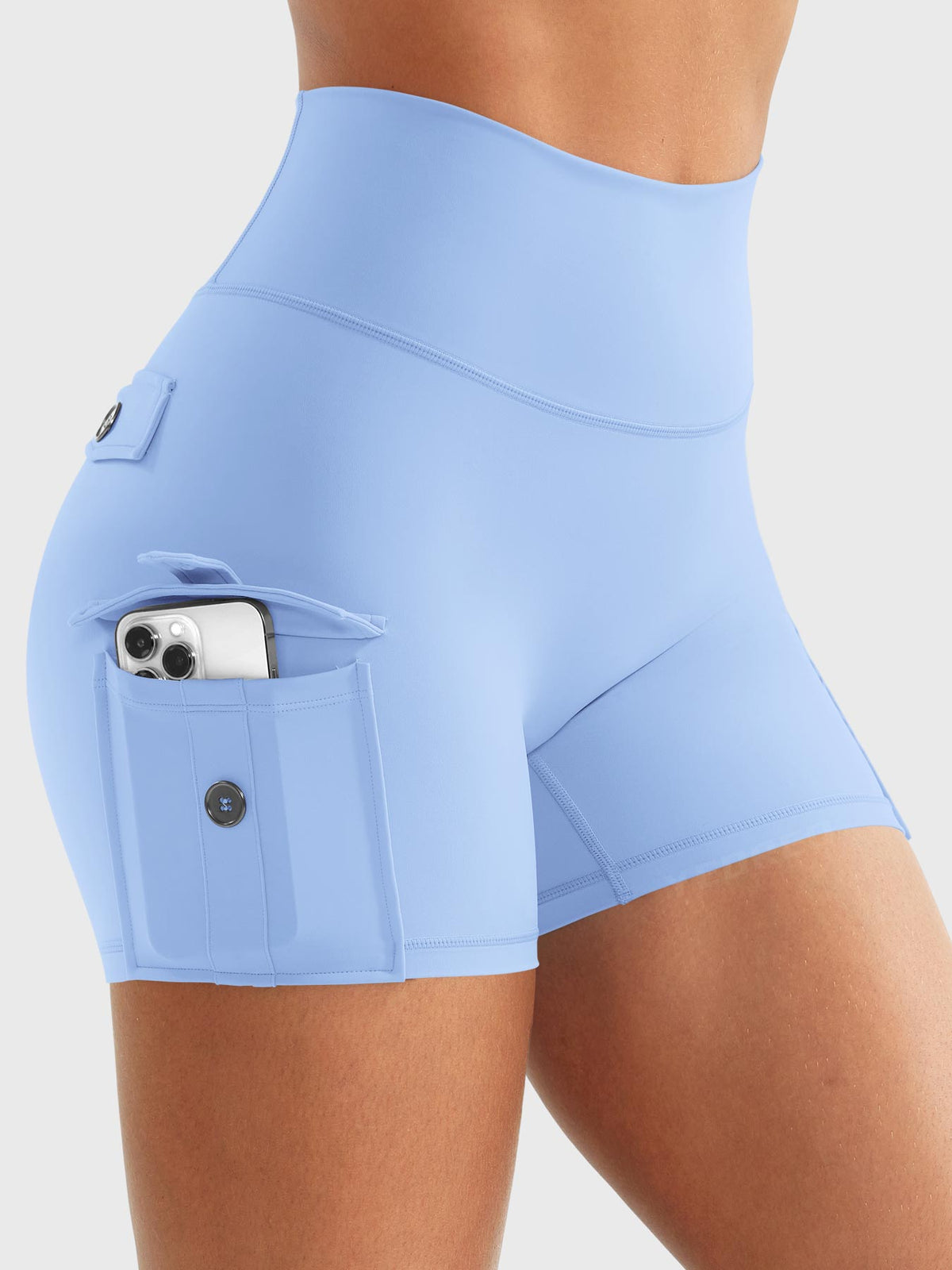 Short Movaelle CoreFlex cycliste taille haute 3,6"