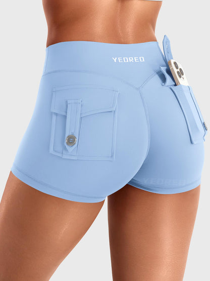 Short Movaelle CoreFlex cargo cintura baja